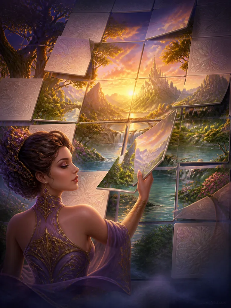 Dream Tiles: мальовані плитки сну, що складаються в єдиний чарівний краєвид