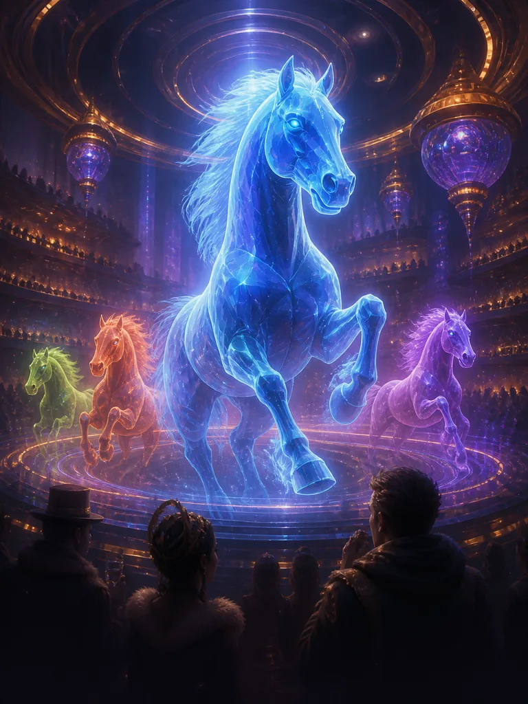 Hologram Derby: прозорі гоночні істоти кружляють сяйливою віртуальною ареною